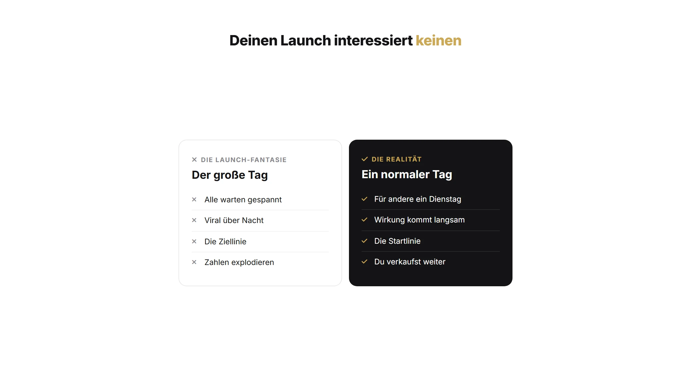 Visual Launch-Fantasie gegen Realität und Erwartungsmanagement für Gründer | Unternehmertum Artikel von quik Services
