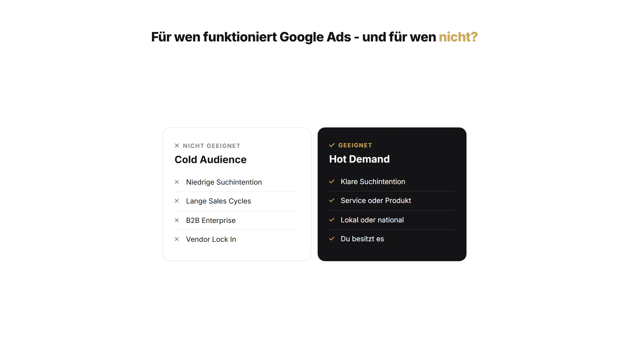 Für wen funktioniert Google Ads - und für wen nicht? | Google Ads Artikel von quik services