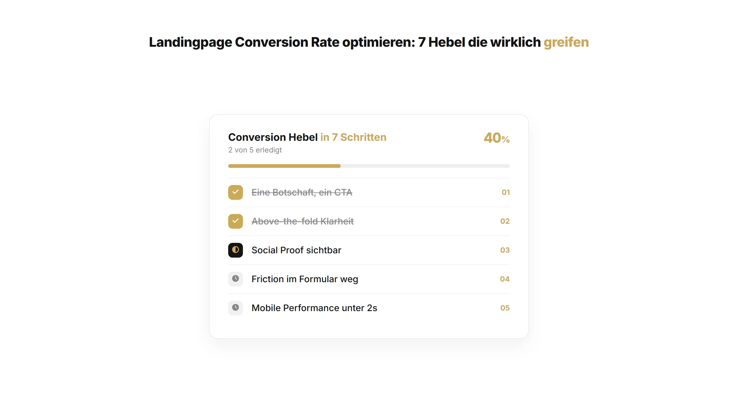 Landingpage Conversion Rate optimieren: 7 Hebel die wirklich greifen | Webseite & SEO Artikel von quik services