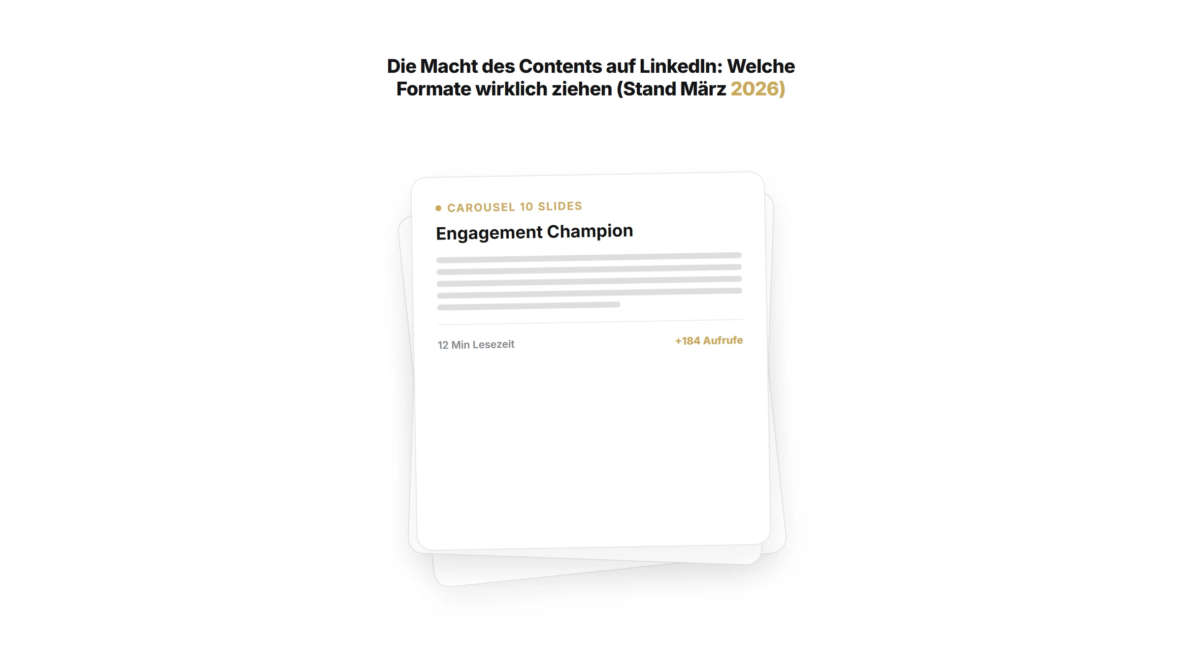 LinkedIn Formate die ziehen | LinkedIn & Personal Branding Artikel von quik Services