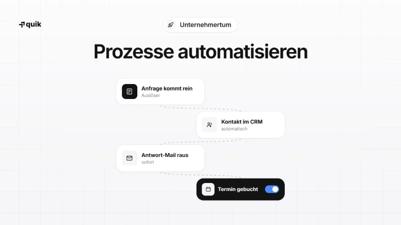 Prozesse automatisieren: dein Business läuft, wenn du nicht arbeitest