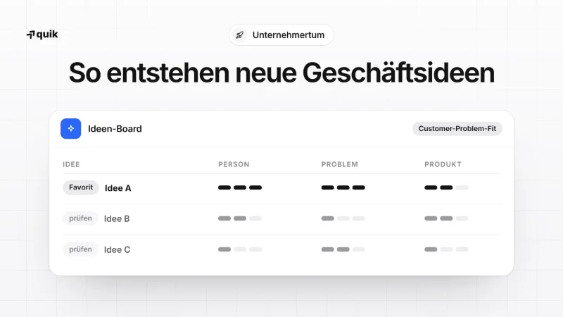 So arbeite ich an neuen Geschäftsideen für 2026