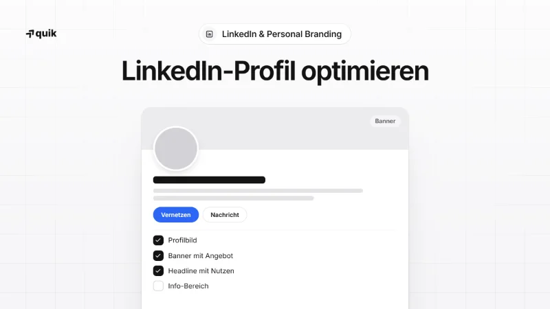 So optimierst du dein LinkedIn Profil: Das musst du beachten