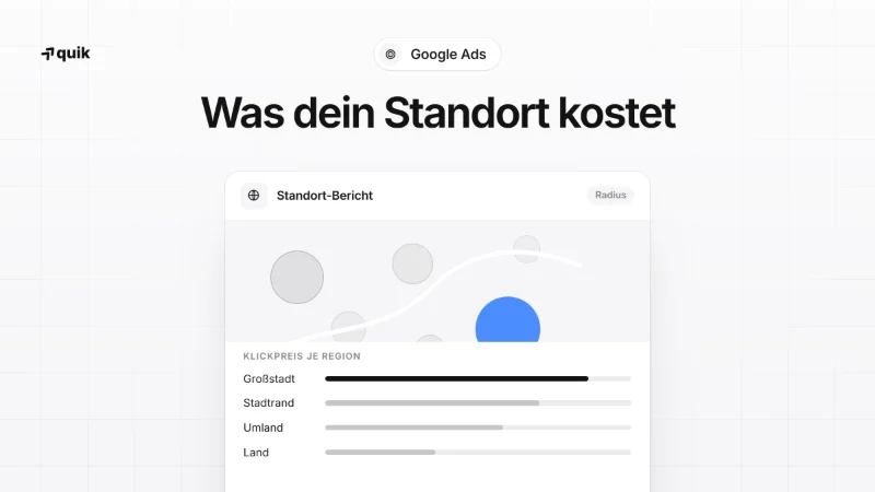 Warum dein Standort deine Google Ads Kosten stärker beeinflusst als du denkst
