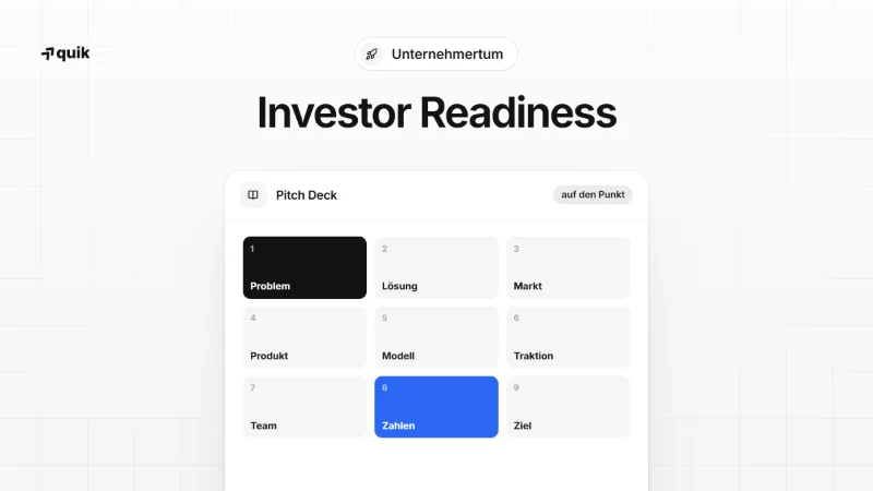 Warum Investor Readiness dein Unternehmen stärkt