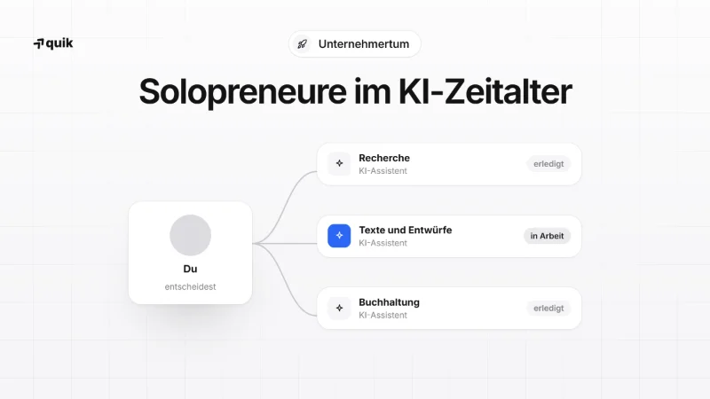 Warum Solopreneure besonders vom KI-Zeitalter profitieren
