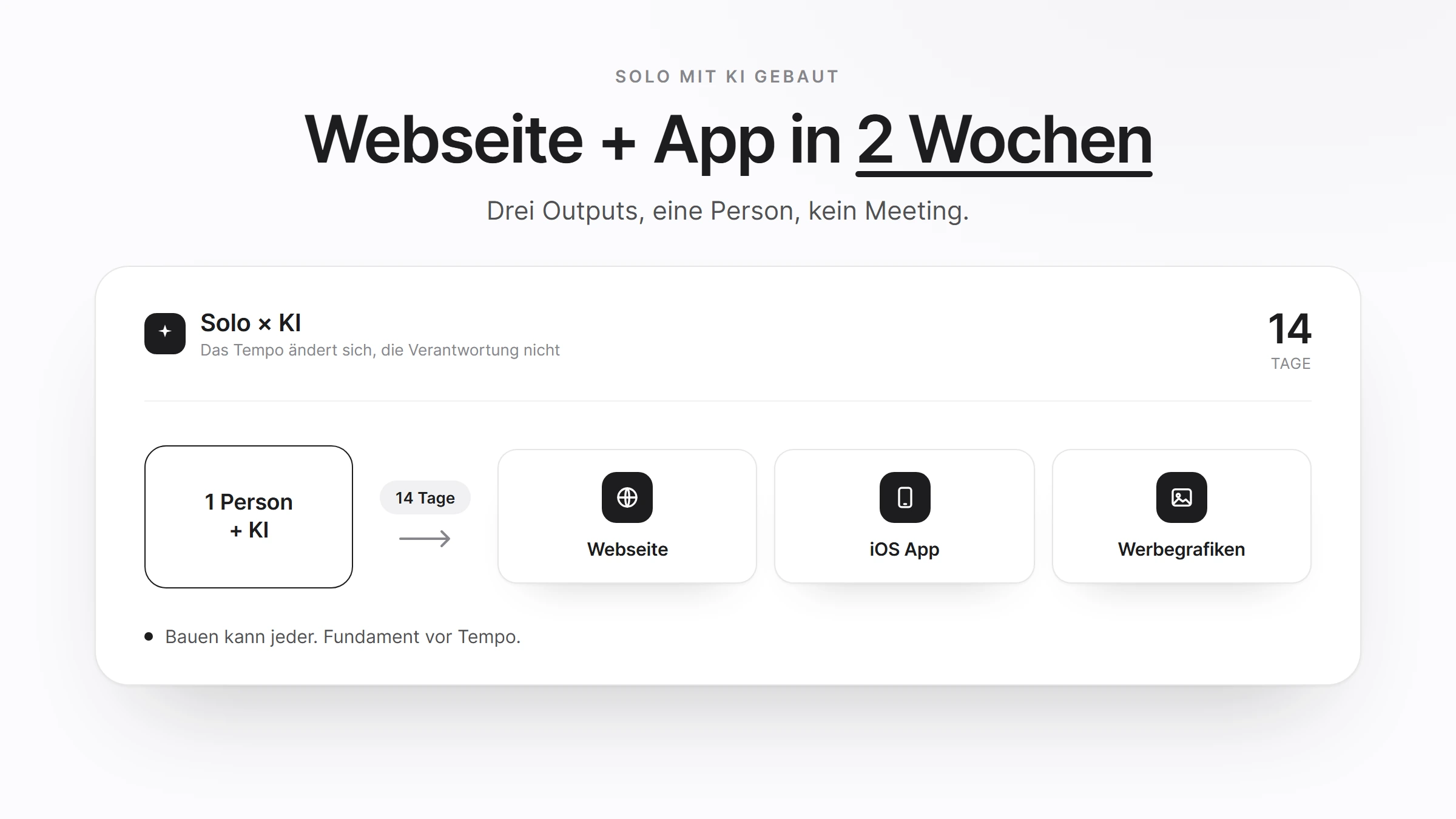 Webseite + App in 2 Wochen mit KI gebaut