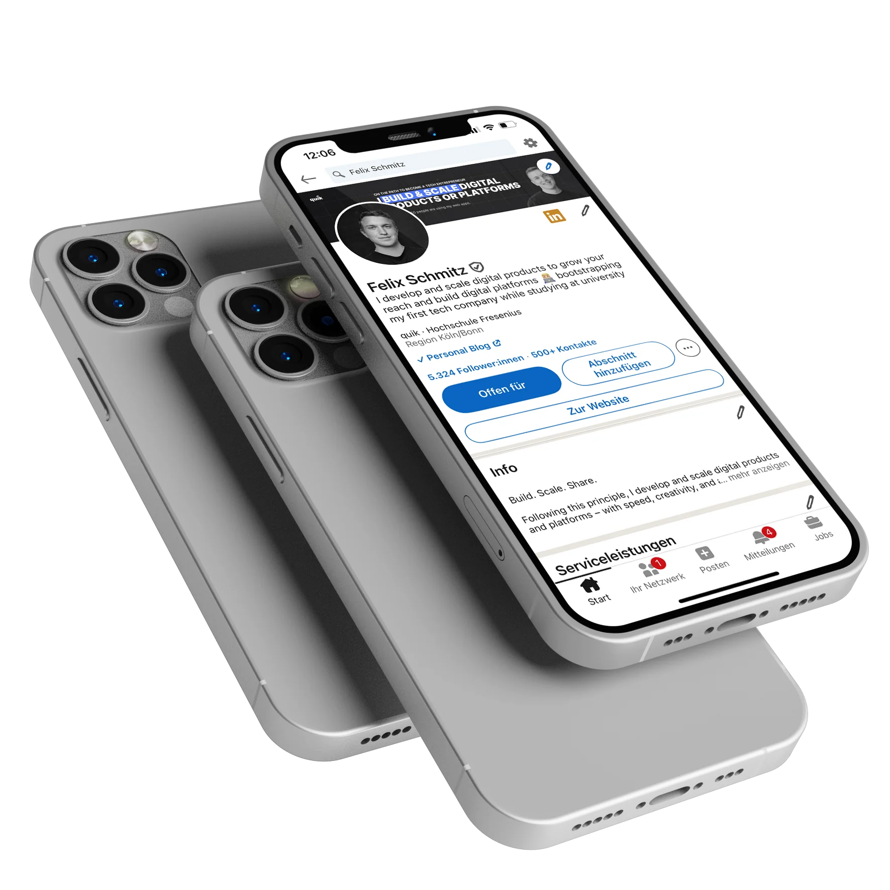 quik connect, Personal CRM für iPhone aus dem quik Lab